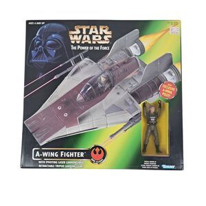 KENNER STAR WARS THE POWER OF THE FORCE A-WING FIGHTER MIB
